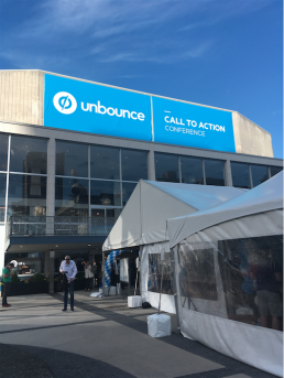 Unbounce call to action conference