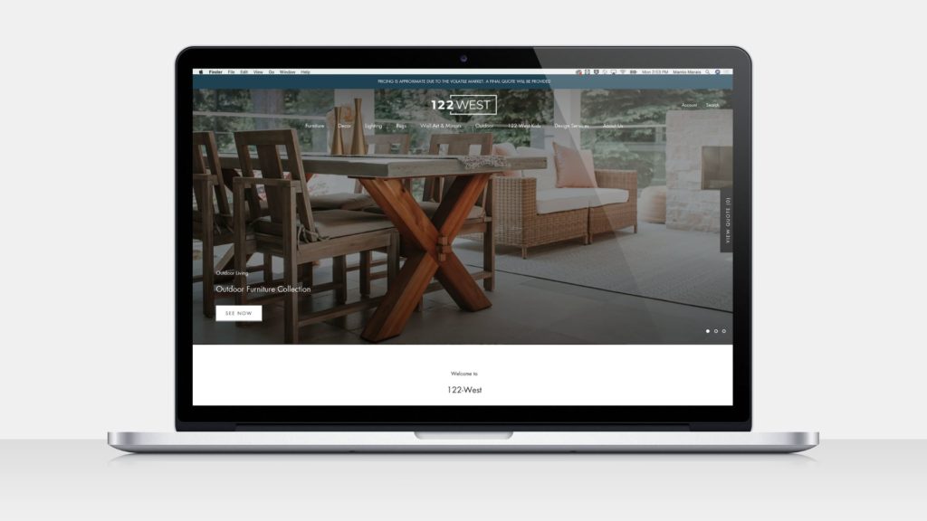 122 West Home Slide Mockup